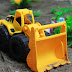 Toy Truck Videos for Children - Toy bulldozer, Dump Trucks and Crane, Backhoe and Excavator, Loader