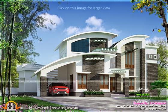 Contemporary mix house rendering