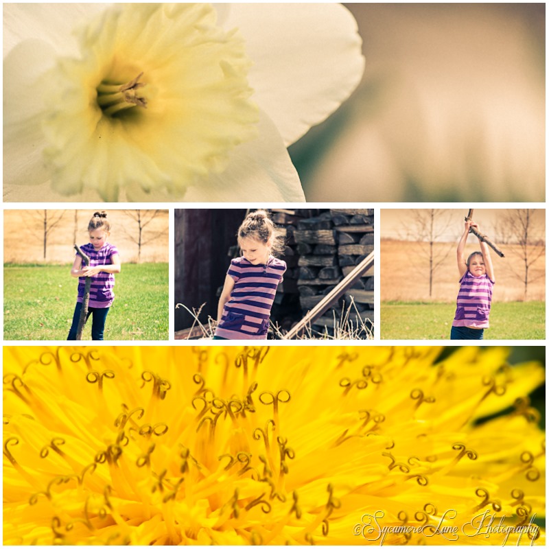 Spring flowers and sis-SycamoreLane Photography