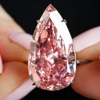 The pink diamond "Unique Pink" sold at auction  