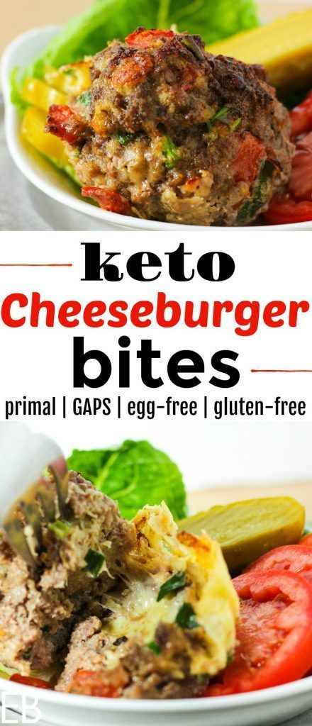 KETO Cheeseburger Bites (Primal & GAPS)