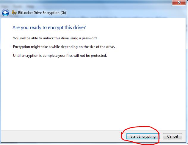 Password Protection to USB Drive without using Software
