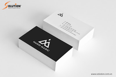 Mẫu thiết kế name-card trong bộ nhận diện thương hiệu Hanoi Magic