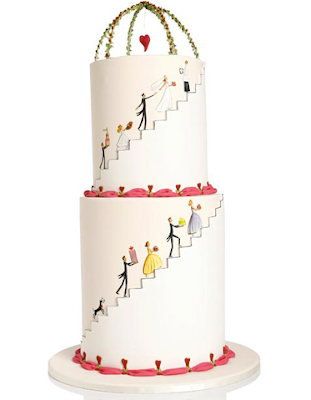 20 New and Unique Wedding Cakes Photos Stairway Wedding Cake