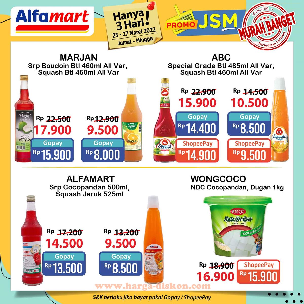 Promo ALFAMART Akhir Pekan Weekend Promo JSM 25 - 27 Maret 2022