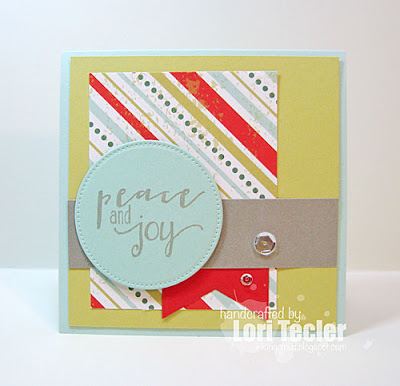 Peace and Joy card-designed by Lori Tecler/Inking Aloud-stamps from Papertrey Ink