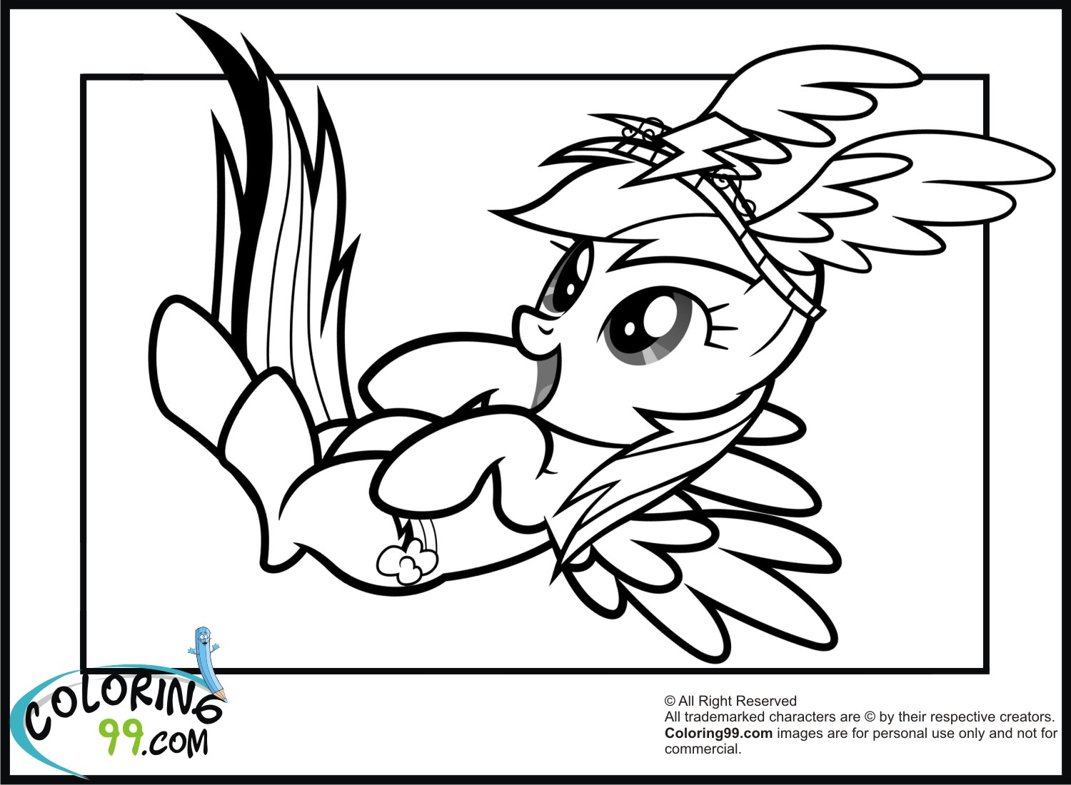  Rainbow  Dash  Coloring  Pages  Minister Coloring 