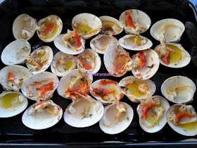 Fasolari al forno - Baked smooth clams