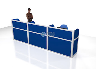 Meja Partisi Kantor + Furniture Kantor Semarang + Pesan Furniture Cepat