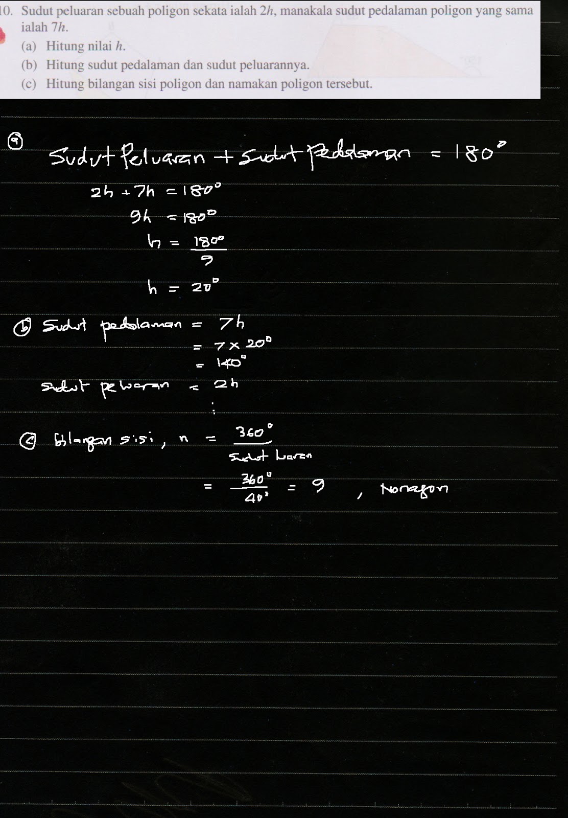 Cikgu Azman - Bukit Jalil: Bab 4 Poligon Matematik 