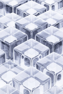 Glass Cubes iPhone Wallpapers,3D iphone wallpaper