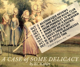 Blog Tour Schedule for A Case of Some Delicacy by KC Kahler