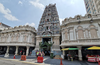 Barrio Chino o China Town de Kuala Lumpur. Templo Sri Mahamariamman.