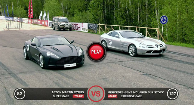 750HP Aston Martin vs 626HP Mercedes SLR McLaren