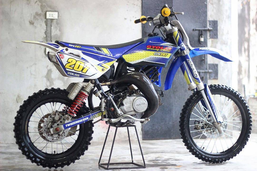 Bebek Modif Jupiter Z grasstrack Ala Motor Cross Terbaru 