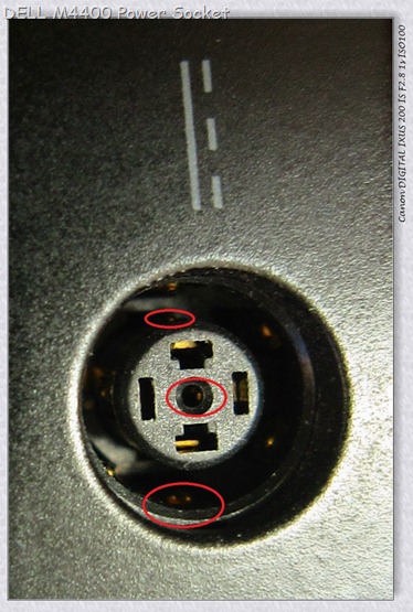 DELL M4400 Power Socket