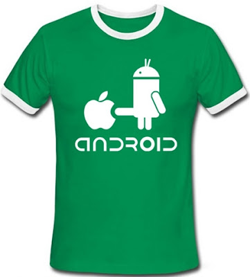 Kaos Android Developer 3 Hijau Putih