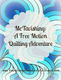 Free motion quilting McTavishing