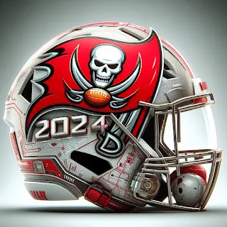 Tampa Bay Buccaneers 2024 Concept Helmets