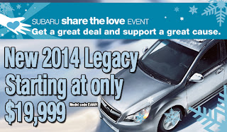 2014 Subaru Legacy Share The Love Deal