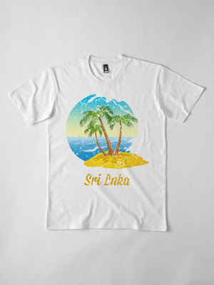 Sri Lanka Beach Graphic T shirt