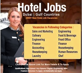 Hotel Jobs Dubai | Gulf Countries 2000+ New Hotel Job Vacancies