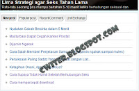 Cara Membuat TAB View pada blog