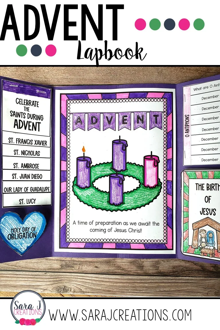 Catholic Advent Lapbook