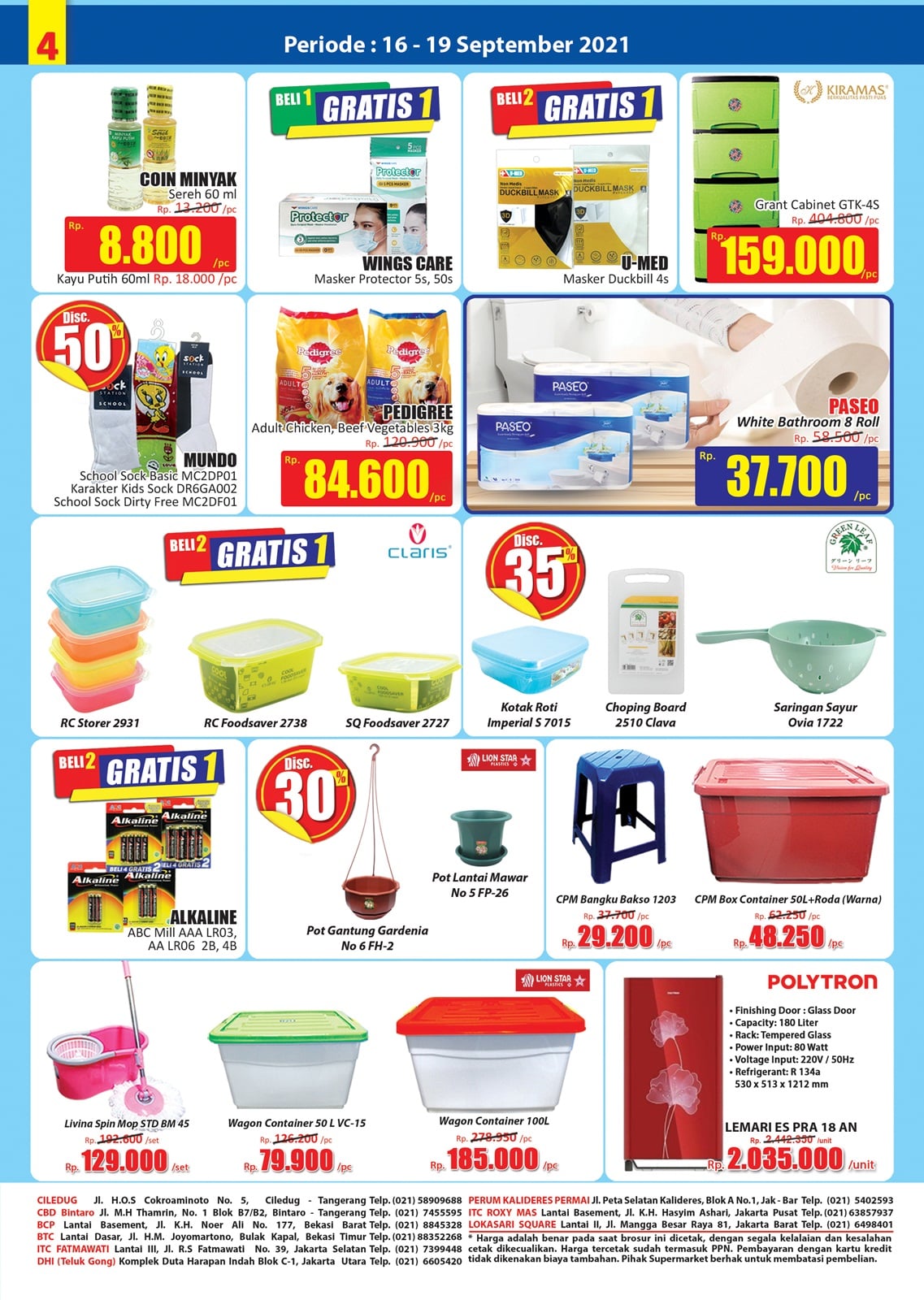 Katalog Promo KJSM Hari Hari Pasar Swalayan Terbaru Minggu Ini Periode 16-19 September 2021