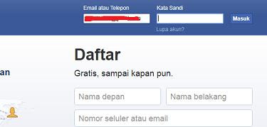 Lupa Kata Sandi Facebook