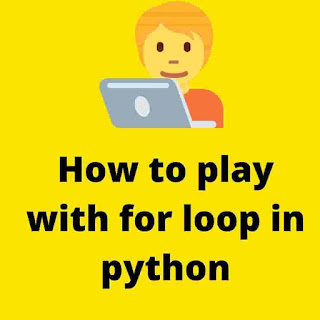 python for loop