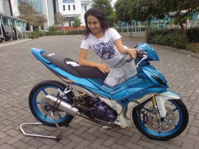 Foto Model Indonesia on In Indonesia  Yamaha Jupiter Mx Is One Of The Motor Favorite Of The