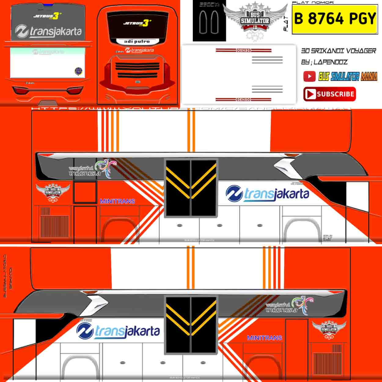 livery bussid srikandi shd transjakarta