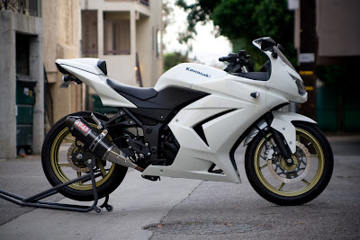 Kawasaki Ninja 250 White, MOTORCYCLE WALLPAPPERS