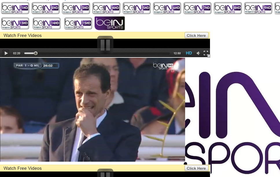 موقع لمشاهدة قنوات bein sports