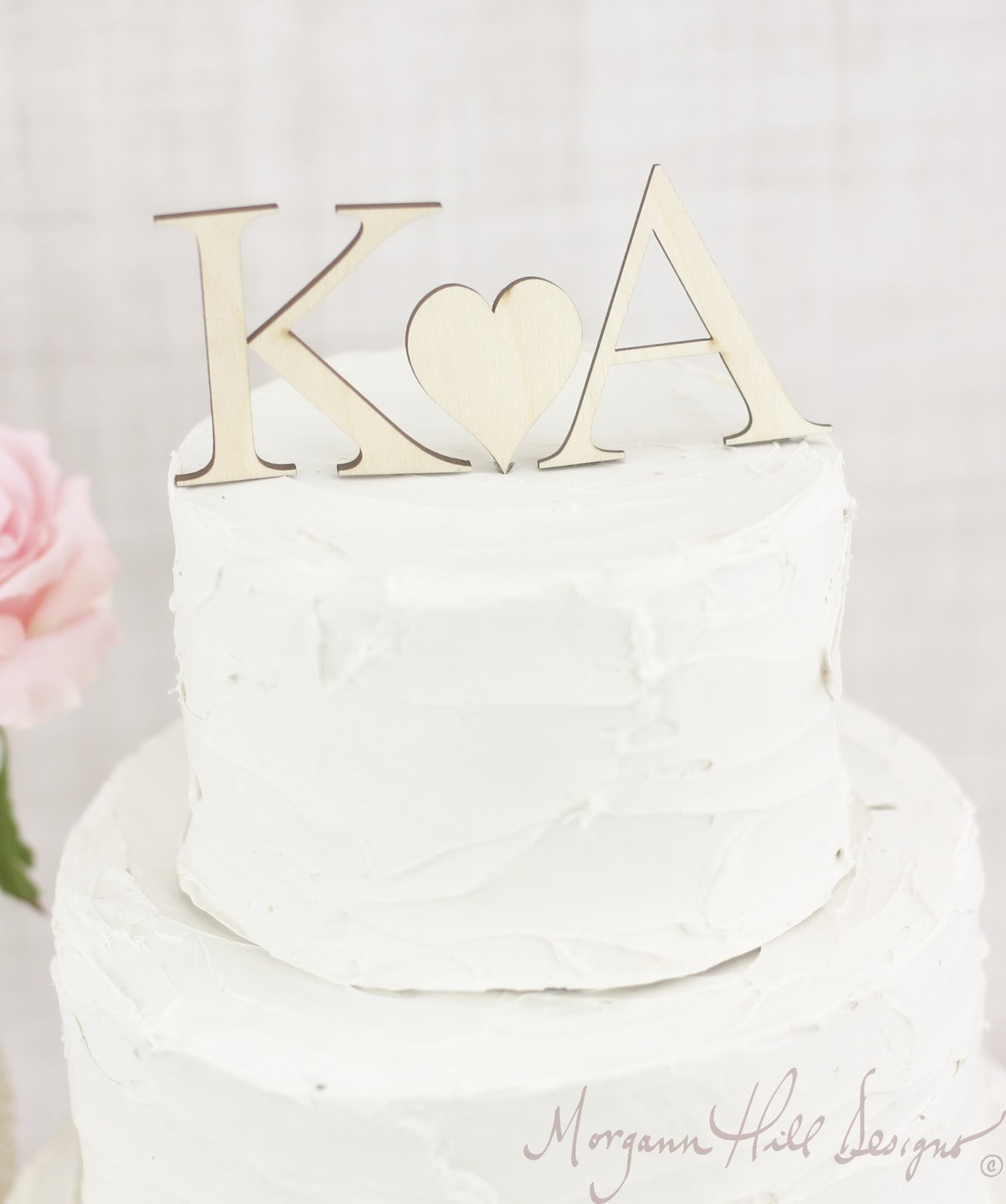 Rustic Wedding Cake Topper