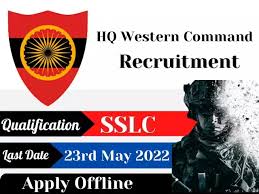 HQ Western Command Recruitment 2022: