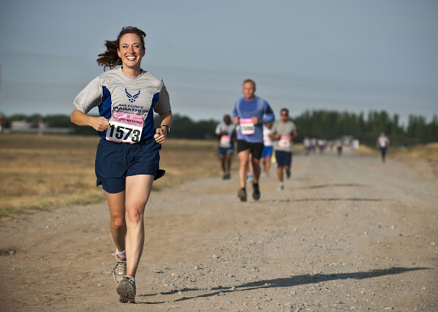 People jogging