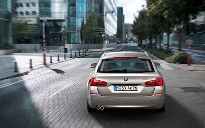 2011 BMW 5 Series Touring Rear View