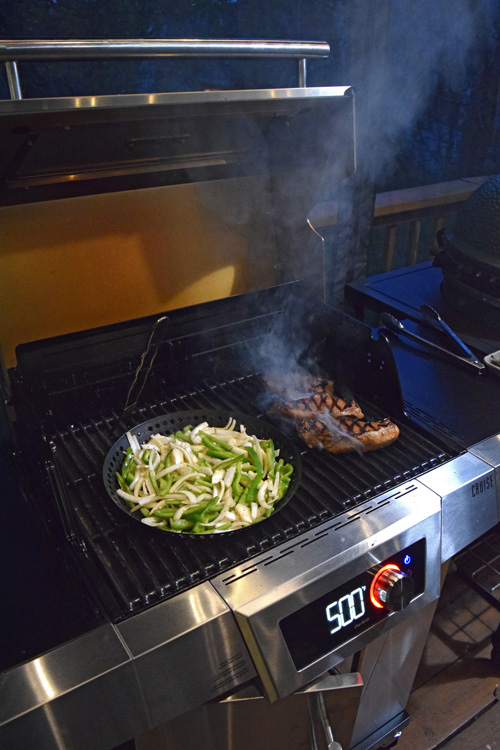 Grilling picanha on the Char-Broil Cruise grill