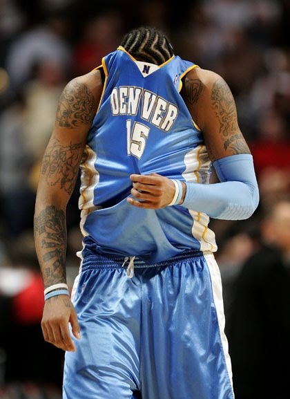 tattoos like LeBron James and Carmelo Anthony.