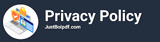 Privacy Policy image in free JustBoipdf