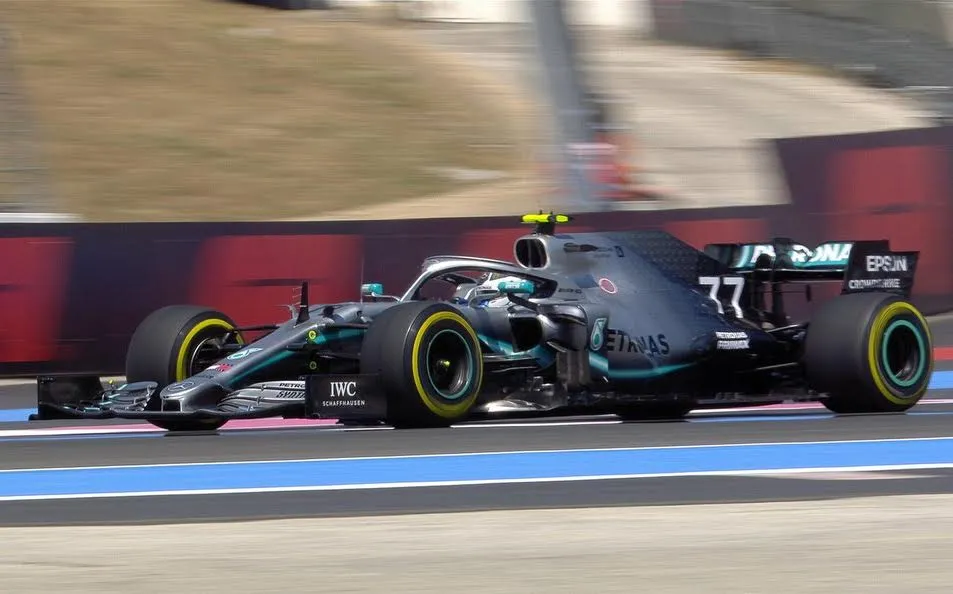 Valtteri Bottas nella prove libere del gran premio di Francia 2019