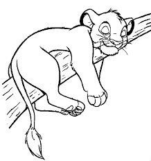 Free Printable Simba Coloring Sheet for Kids - Download it