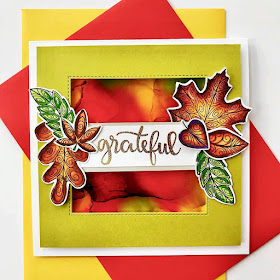 Grateful by Bobbi features Beautiful Leaves and Thankful Thoughts by Newton's Nook Designs; #newtonsnook