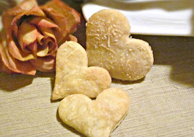 Savory Valentine's Heart Crackers