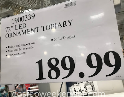 Deal for the Holiday Ornament Topiary at Costco