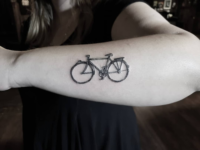 Tatuagem de bicicleta 