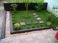 Desain Taman Depan Rumah Minimalis Modern 2014