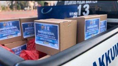 HUT Polantas ke-68, Baksos salurkan bantuan air bersih 